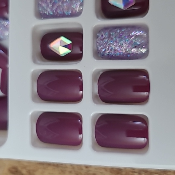 3D Rhinestone & Glitter Press On Nails - Picture 16 of 16